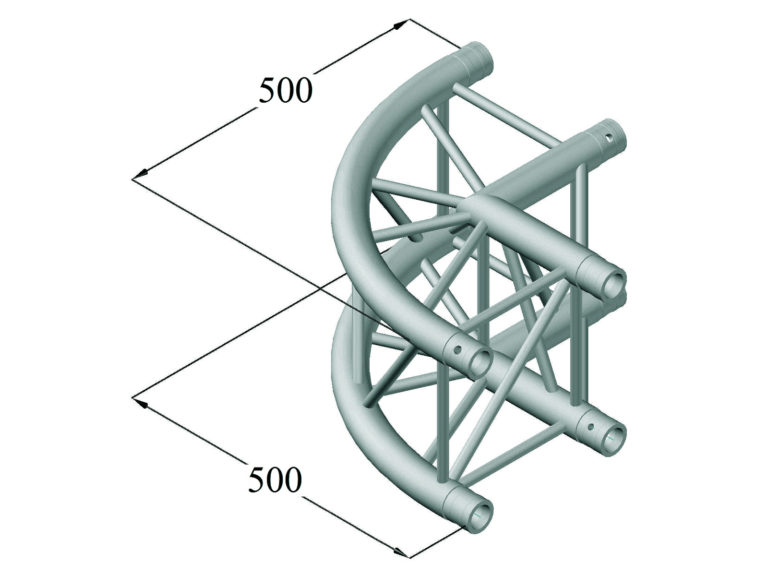 ALUTRUSS QUADLOCK S6082C-21R 2-Way Corner 90°