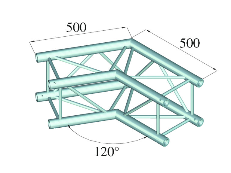 ALUTRUSS QUADLOCK S6082C-22 2-Way Corner 120°