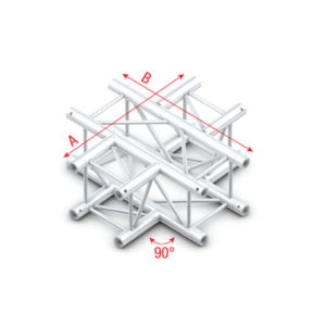 Cross 4-way Q-016 taglio a Q