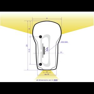 EUROLITE LED Neon Flex 230V Slim blue 100cm