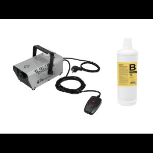 EUROLITE Set N-10 silver + B2D Basic smoke fluid 1l