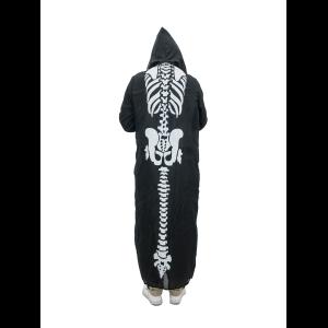 EUROPALMS Halloween Costume Skeleton Cape