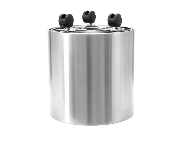 EUROPALMS STEELECHT-25, stainless steel pot, Ø25cm