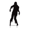 EUROPALMS Silhouette Metal Zombie Man, 135cm