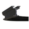 Eurotrack - Corner 90° - Black Senza giunzioni, 50(r)cm, Nero (rivestimento a polvere)