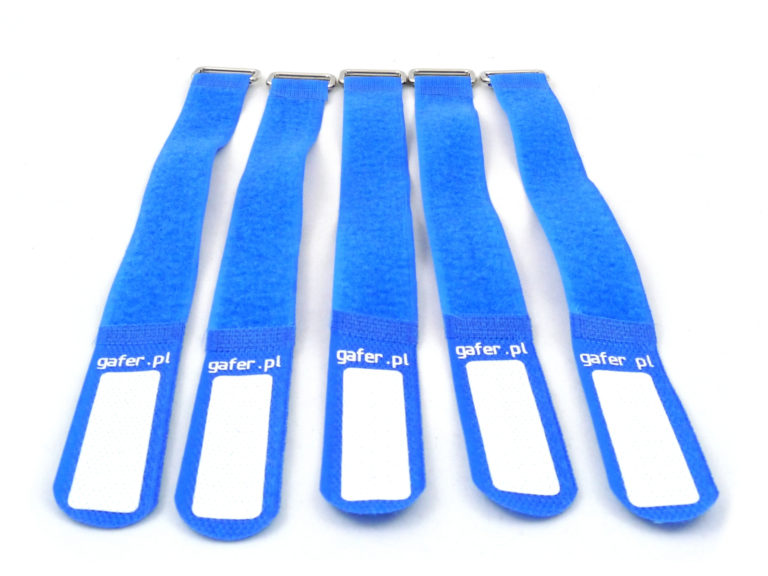 GAFER.PL Tie Straps 25x260mm 5 pieces blue