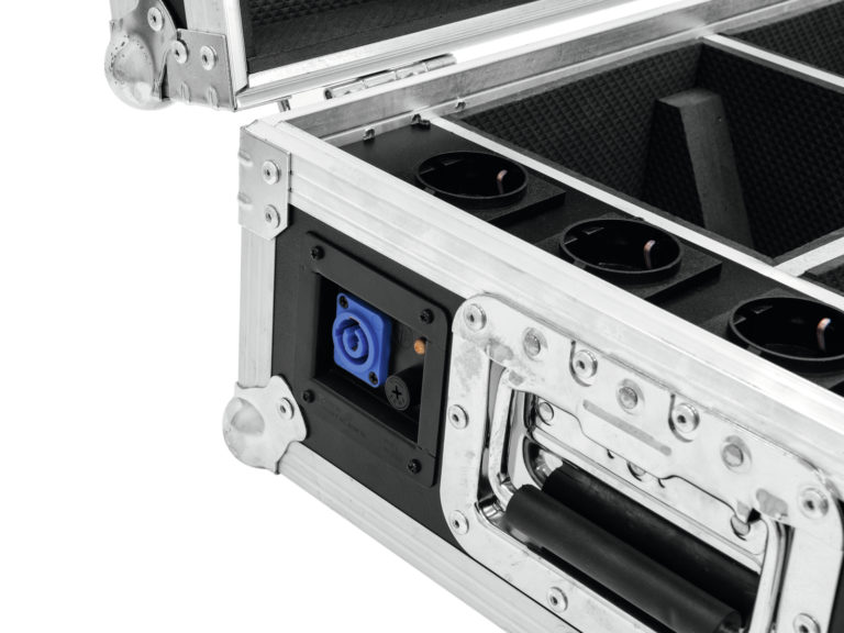 ROADINGER Flightcase 4x AKKU TL-3 Trusslight QuickDMX with charg