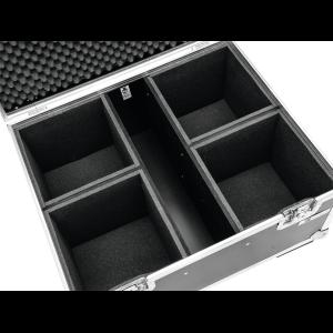 ROADINGER Flightcase 4x LED IP PAR 12x12W HCL with wheels