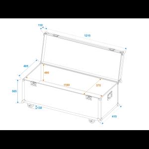 ROADINGER Universal Transport Case 120x60cm with wheels