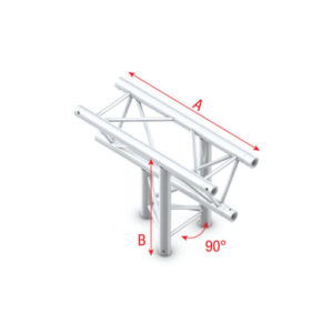 T-Cross up/down 3-way T-023 Taglio a T 90°