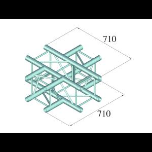 ALUTRUSS QUADLOCK S6082C-41 4-Way Cross Piece