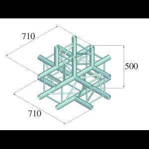 ALUTRUSS QUADLOCK S6082C-51 5-Way Cross Piece