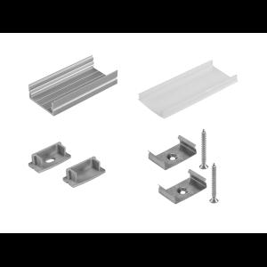 EUROLITE Mounting set U-profile 20mm for LED Strip