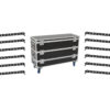 EUROLITE Set 12x LED BAR-12 QCL RGBW Bar + Case L