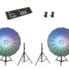 EUROLITE Set 2x LED Umbrella 140 + DMX LED Color Chief + 2x BS-2