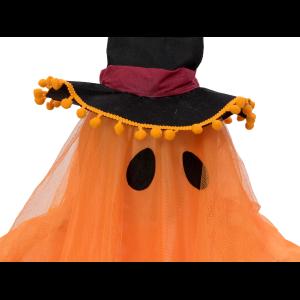 EUROPALMS Halloween Figure Ghost with Witch Hat, 150cm