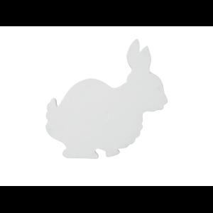 EUROPALMS Silhouette Bunny, white, 56cm