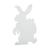 EUROPALMS Silhouette Easter Rabbit, white, 60cm