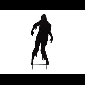 EUROPALMS Silhouette Metal Zombie Man, 135cm