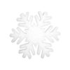 EUROPALMS Snowflake made of snow matting, 41cm, flame retardent