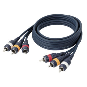 FL47 - 2x RCA + 1x Digital cable 0,75m