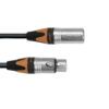 PSSO DMX cable XLR COL 3pin 3m bk Neutrik