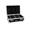 ROADINGER Flightcase 4x AKKU TL-3 Trusslight QuickDMX with charg