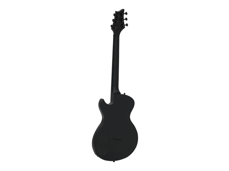 DIMAVERY LP-850 Modern E-Guitar, black satin