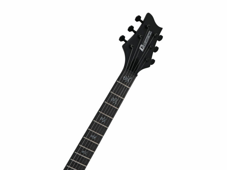 DIMAVERY LP-850 Modern E-Guitar, black satin