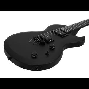 DIMAVERY LP-850 Modern E-Guitar, black satin