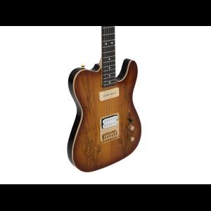 DIMAVERY TL-501 Prestige E-Guitar, Spalted Maple