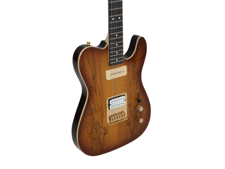 DIMAVERY TL-501 Prestige E-Guitar, Spalted Maple