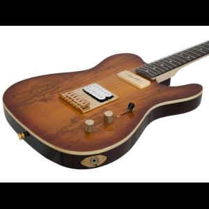 DIMAVERY TL-501 Prestige E-Guitar, Spalted Maple