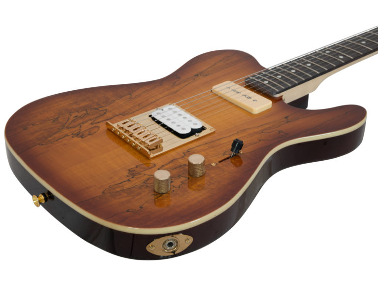 DIMAVERY TL-501 Prestige E-Guitar, Spalted Maple