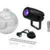 EUROLITE Mirror Ball 30cm with motor + LED PST-5 QCL Spot bk