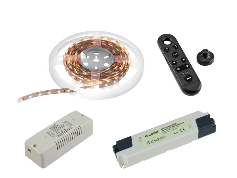 EUROLITE Set LED Strip 2700+5700K + Controller Zone + Transforme