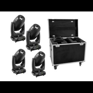 FUTURELIGHT Set 4x DMH-200 LED Moving-Head + Case