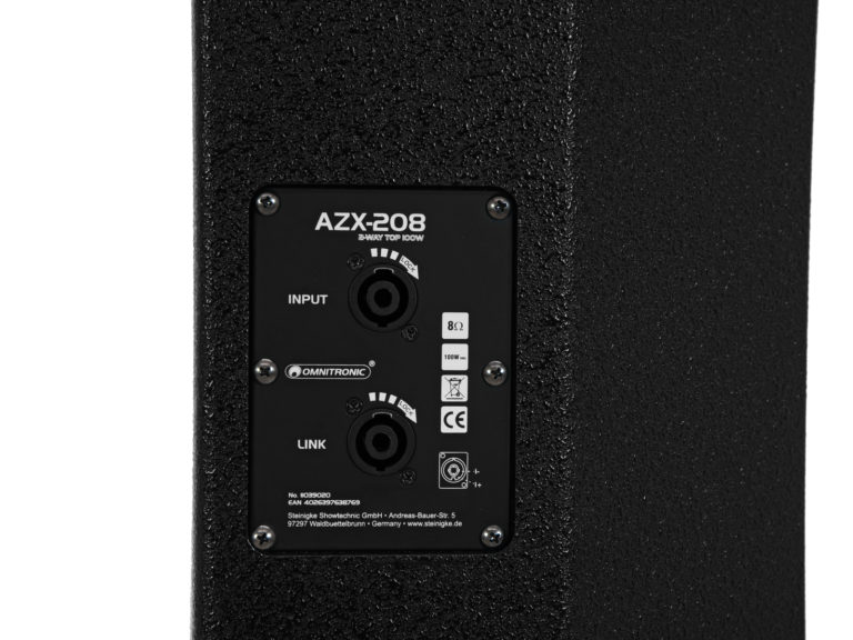 OMNITRONIC AZX-208 2-Way Top 100W