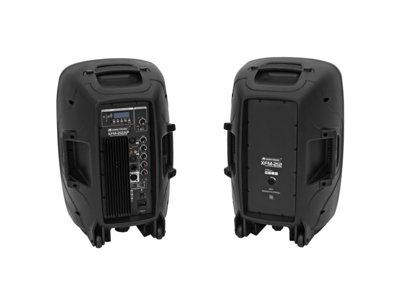 OMNITRONIC XFM-212AP Active 2-Way Speaker Set with Wireless Micr