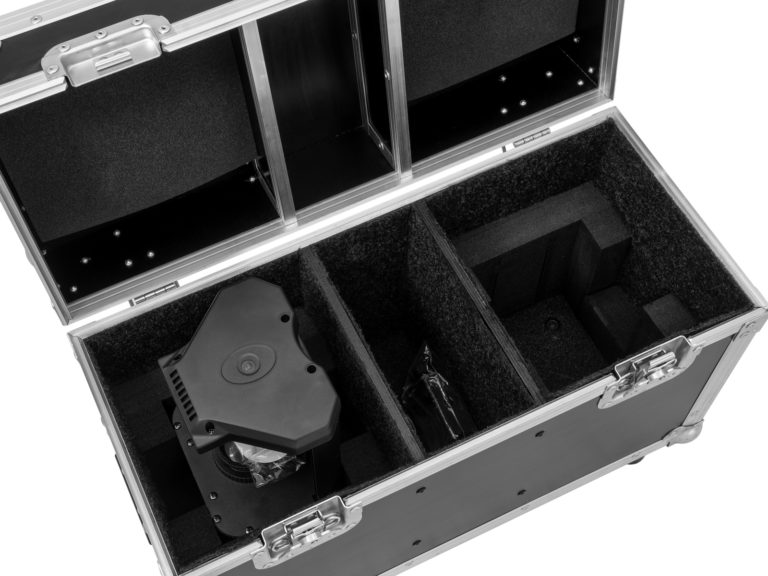 ROADINGER Flightcase 2x LED TSL-150