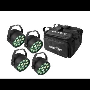 EUROLITE Set 4x LED PARty TCL Spot + Soft-Bag