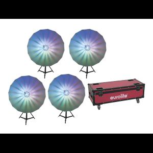 EUROLITE Set 4x LED Umbrella 140 + Case