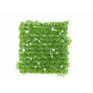 EUROPALMS Grass mat, artificial, green-white, 25x25cm