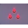 EUROPALMS LED Glass 2oz with Dice Play, red, 3x