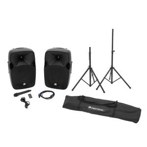 OMNITRONIC Set XFM-212AP + Speaker stand MOVE MK2