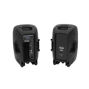 OMNITRONIC XFM-212AP Active 2-Way Speaker Set with Wireless Micr