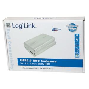 Box HDD Esterno SATA 3.5'' USB2.0 Silver