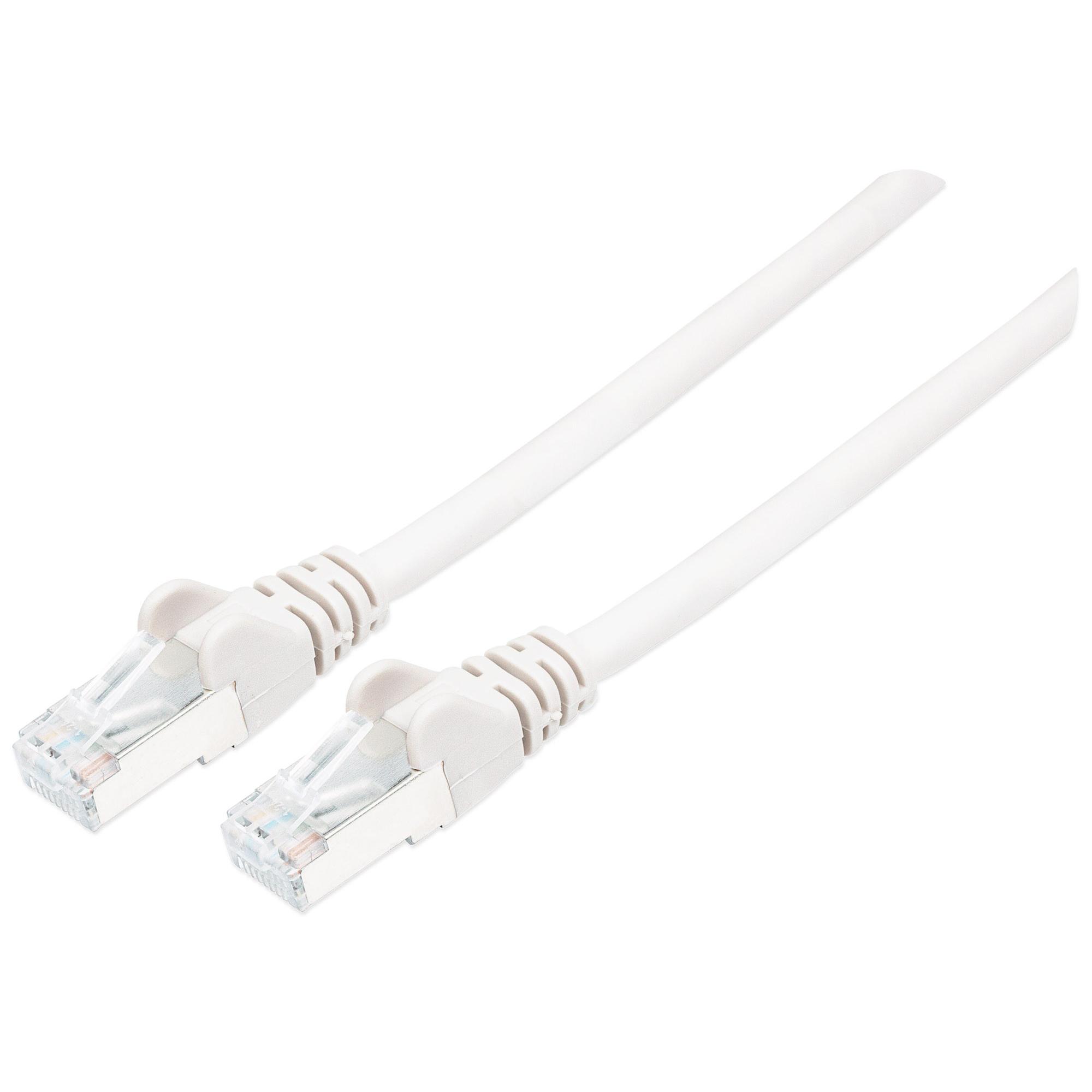 Cavo Patch Cat.7 Plug RJ45 6A S/FTP LSZH 0,5m Bianco