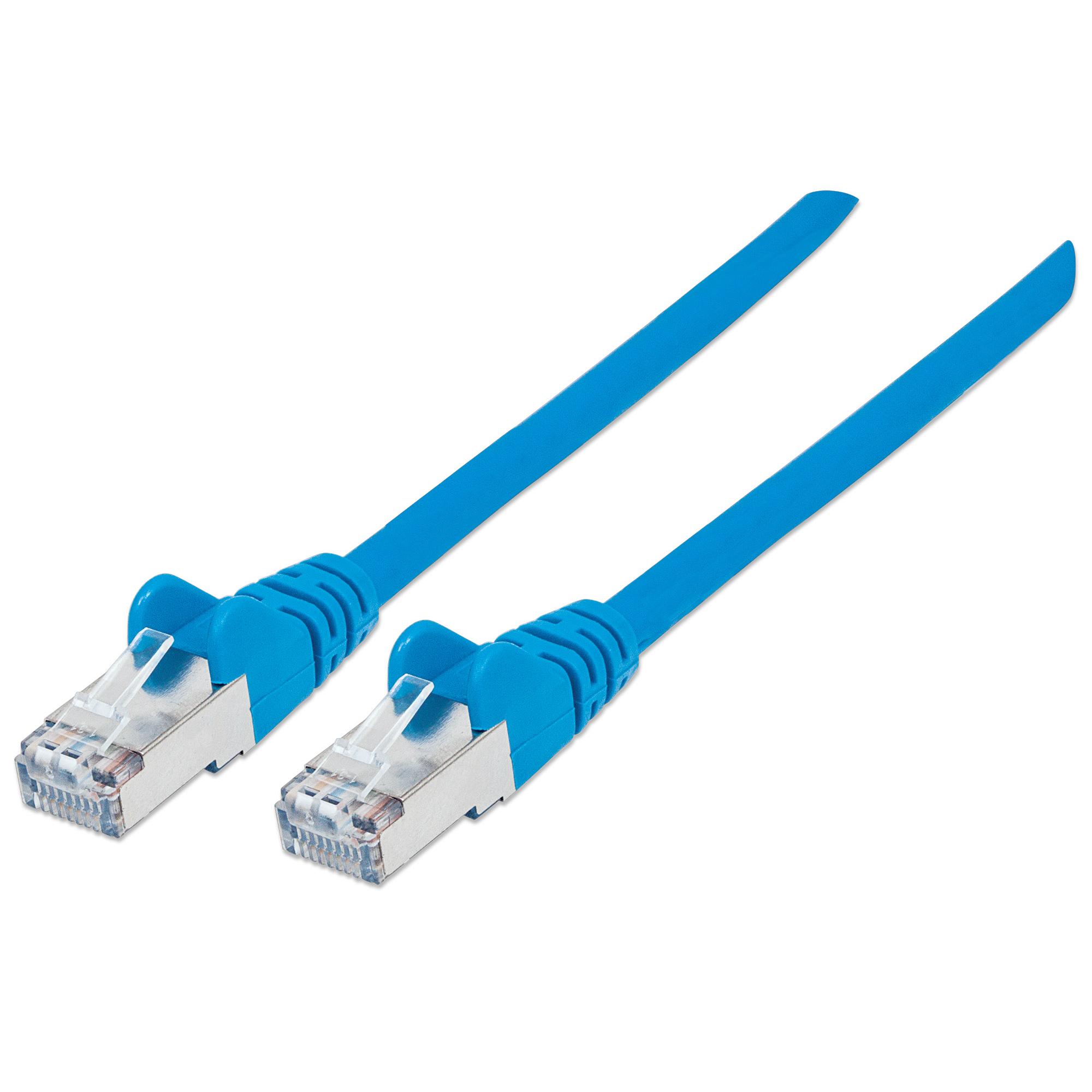 Cavo Patch Cat.7 Plug RJ45 6A S/FTP LSZH 0,5m Blu