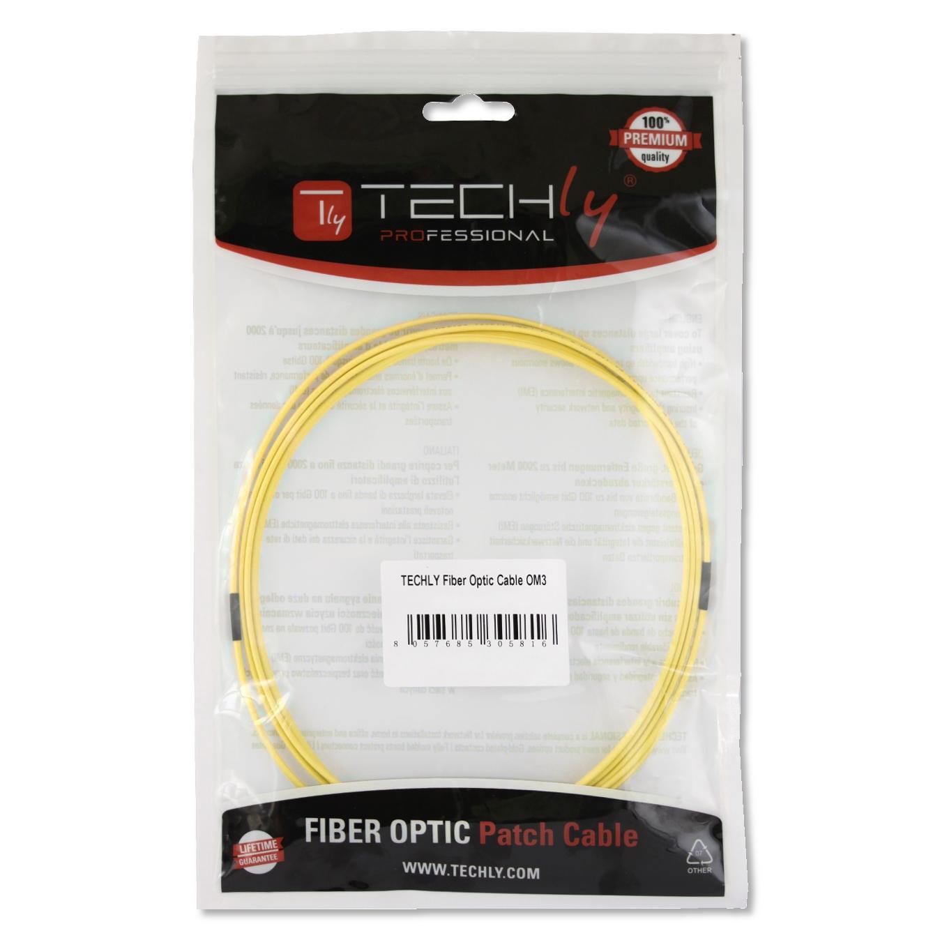 Cavo fibra ottica LC/LC 9/125 Monomodale 1 m OS2